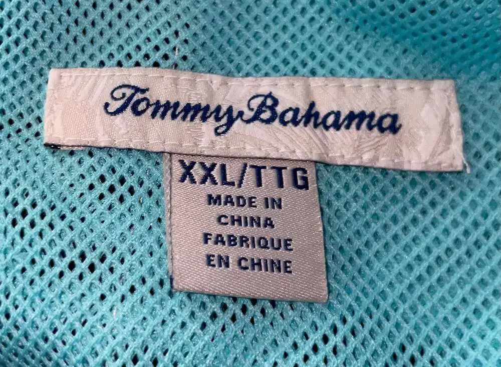 Tommy Bahama Black Swim Trunks Board Shorts XXL Surf Beach